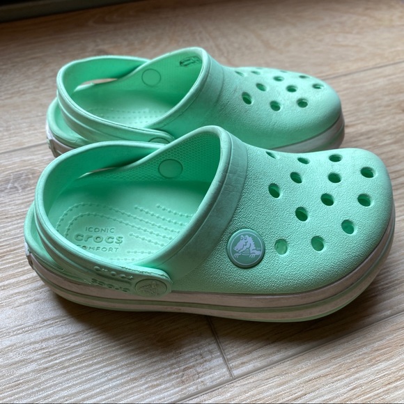 CROCS Other - Crocs mint green kids